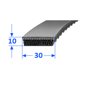 Pas szerokoprofilowy SVX 30x10 1000 OPTIBELT