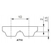 Pas zębaty 16-AT10-1360 z136