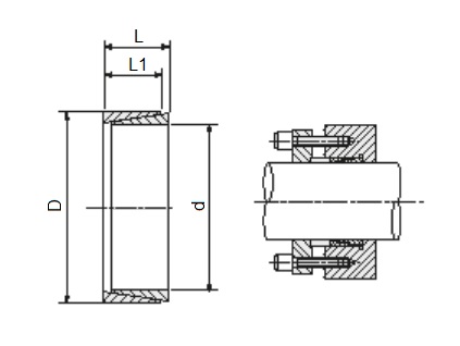 tuleja BK50, RCK50